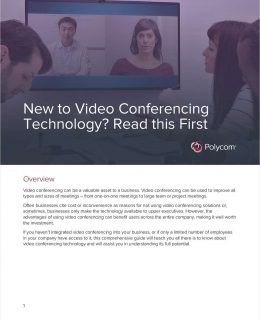 New to Video Conferencing Technology? Read this First