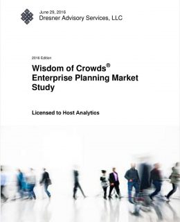 Wisdom of Crowds® Enterprise Planning Market Study
