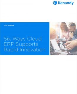 Six Ways Cloud ERP Supports Rapid Innovation