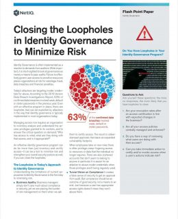 Closing the Loopholes in Identity Governance to Minimize Risk