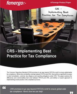 CRS - Implementing Best Practice Global Tax Compliance