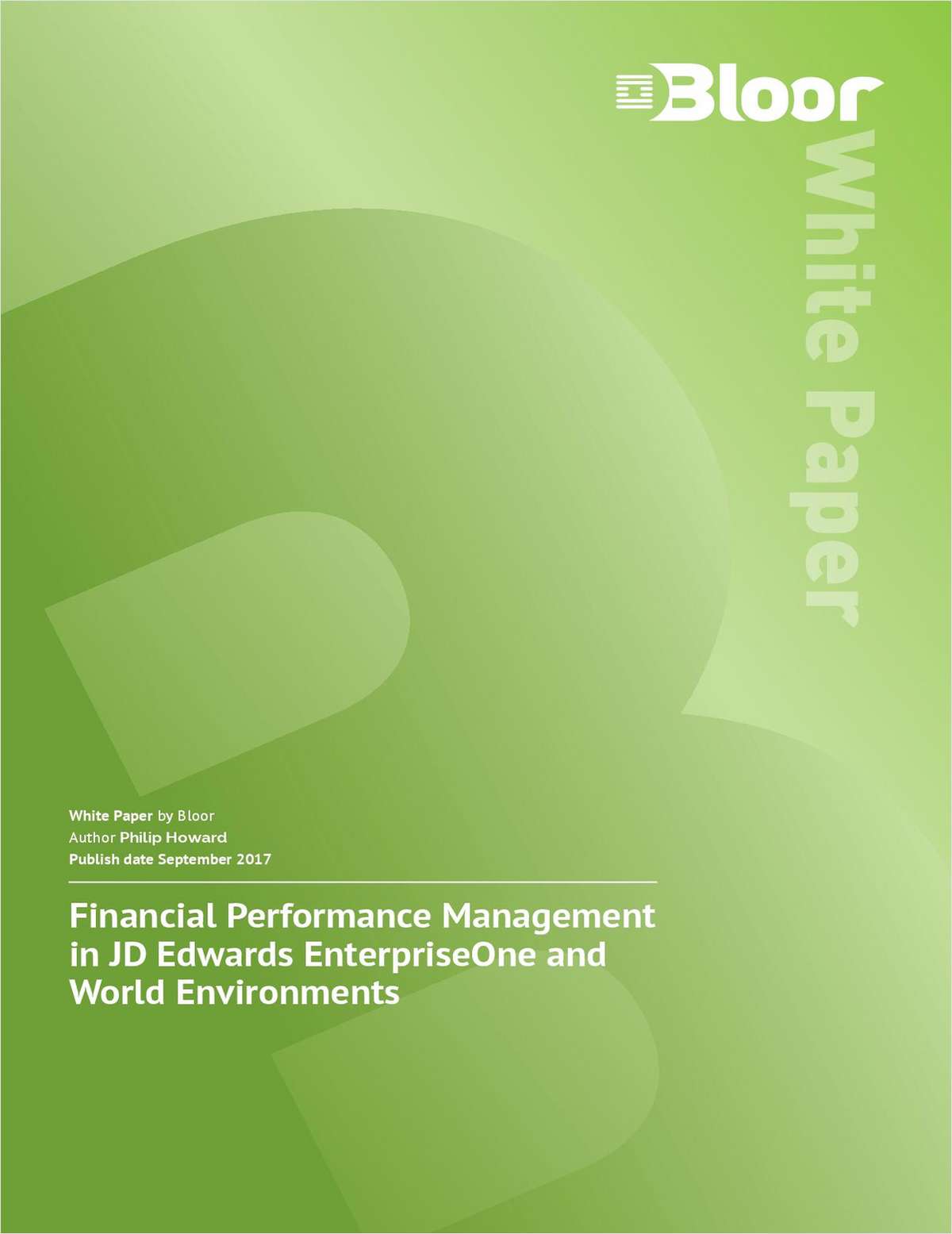 Performance Management in JD Edwards EnterpriseOne and World