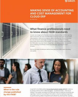 Making Sense of Accounting and Cost Management for Cloud ERP