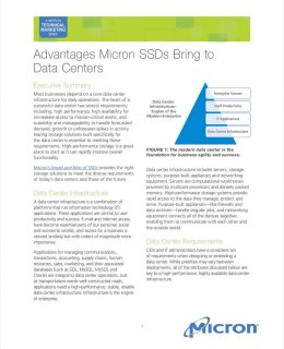 Advantages Micron SSDs Bring to Data Centers