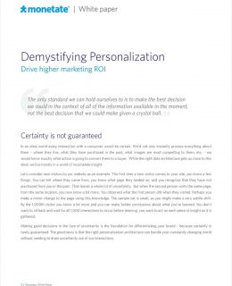 Demystifying Personalization