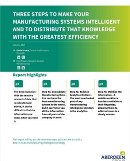 How to Build a Manufacturing Intelligence Strategy
