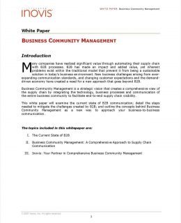 Business Community Management