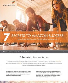 7 Secrets to Amazon Success