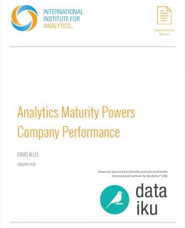 Analytics Maturity Powers Company Performance