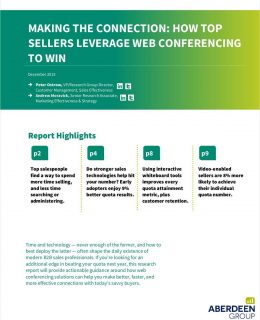 How Top Sellers Leverage Web Conferencing to Win