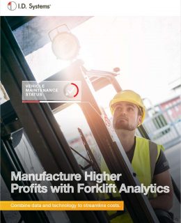 Manufacture Higher Profits with Forklift Analytics