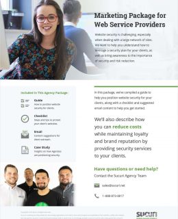 The Marketing Package for Web Service Providers