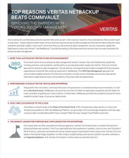Top Reasons Veritas Beats Commvault