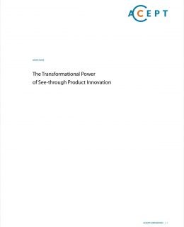 The Transformational Power of See-through Product Innovation