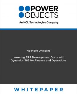 No More Unicorns - Lowering ERP Development Costs with Dynamics 365 for Finance and Operations