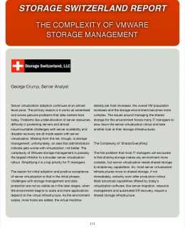 The Complexity of VMware Storage Management