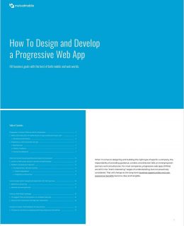 How To Design and Develop a Progressive Web App
