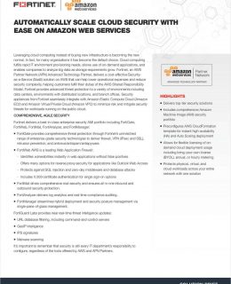 Automatically Scale Cloud Security with Ease on Amazon Web Services
