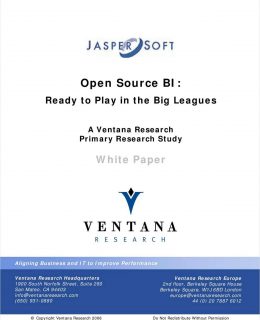 Open Source Business Intelligence: Ready to Play in the Big Leagues