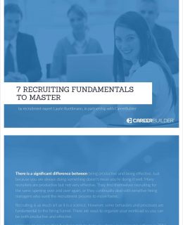 7 Recruitment Fundamentals to Master
