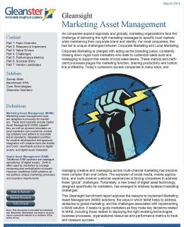 Marketing Asset Management Best Practices Benchmark Report