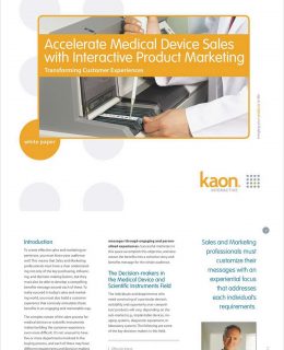 Accelerate Medical Device Sales with Interactive Marketing Solutions