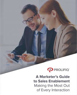 Marketer's Guide to Sales Enablement: Capitalize on Interactions