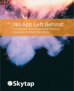 Considerations when Modernizing Traditional Applications in a Multi-Cloud World