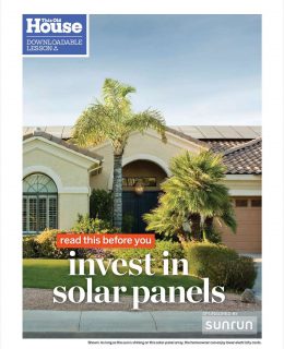 How to Invest in Solar Panels - a Free Downloadable Lesson from the Editors of ThisOldHouse.com
