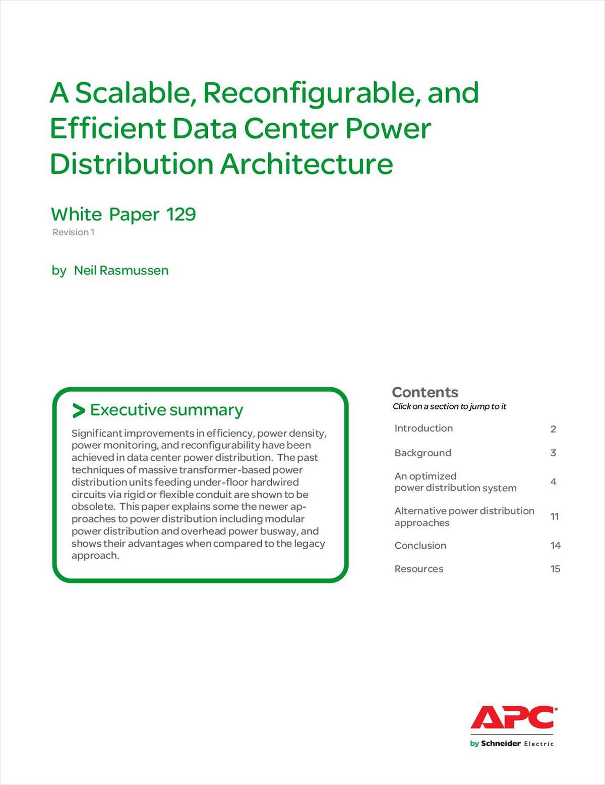A Scalable, Reconfigurable, and Efficient Data Center Power Distribution Architecture