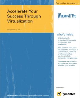 Accelerate Your Success Through Virtualization
