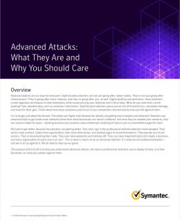 Advanced Attacks: What They Are and Why You Should Care