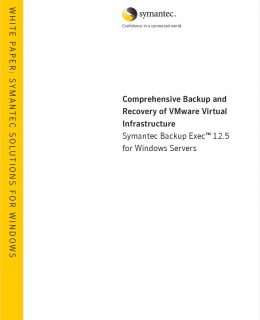 Comprehensive Backup and Recovery of VMware Virtual Infrastructure