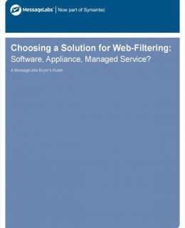 Choosing a Solution for Web-Filtering: Software, Appliance, Managed Service?
