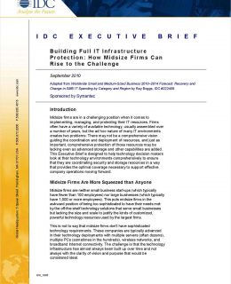 Building Full IT Infrastructure Protection: How Midsize Firms Can Rise to the Challenge