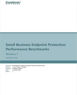 Small Business Endpoint Protection Performance Benchmarks
