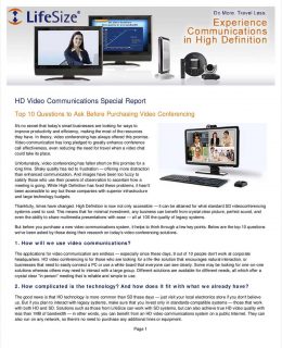 Top 10 Questions to Ask Before Purchasing Video Conferencing