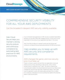 Comprehensive Security Visibility for All Your AWS Deployments
