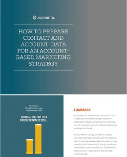 How to Prepare Contact and Account Data for an Account-Based Marketing Strategy