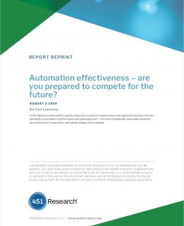 IT Automation effectiveness - are you prepared to compete for the future?