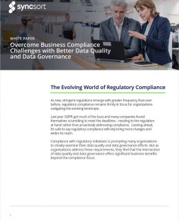 Overcome Business Compliance Challenges with Better Data Quality and Data Governance