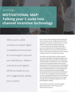Motivational Map: Talking your C-suite into Channel Incentive Technology