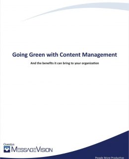 Going Green With Content Management