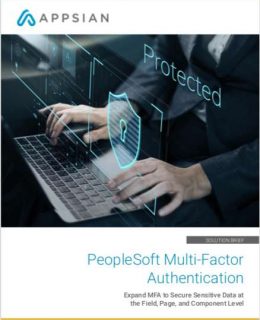 PeopleSoft Multi-Factor Authentication