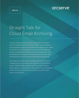 Straight Talk for Cloud Email Archiving