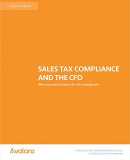 Sales Tax Compliance And The CFO:  What Automation Means For Risk Management