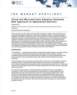 Cloud and Microservices Adoption Demands New Approach to Application Delivery