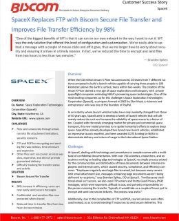 How To Replace FTP and Increase File Transfer Efficiency by 98% With Biscom Secure File Transfer -- A Customer Success Story