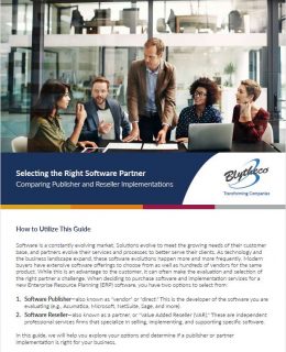 Selecting the Right Software Partner