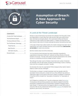Assumption of Breach: A New Approach to Cyber Security